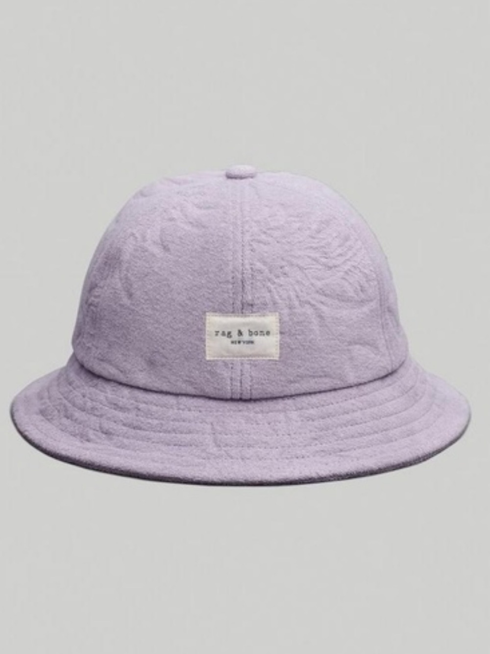 rag & bone Lilac Terry Cloth Bucket Hat